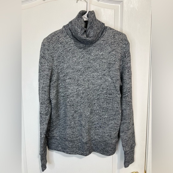 J.Crew Relaxed Heather Turtleneck Sweatshirt size 8 - Picture 2 of 14